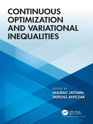 cover image of Continuous Optimization and Variational Inequalities